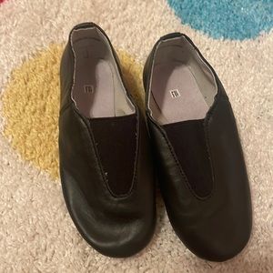 Girls jazz shoes 1o.5t black like new